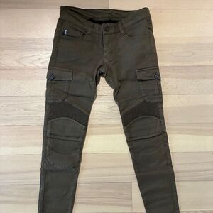 Ugly Bros Army Green Olive Custom Motorcycle Pant Couture